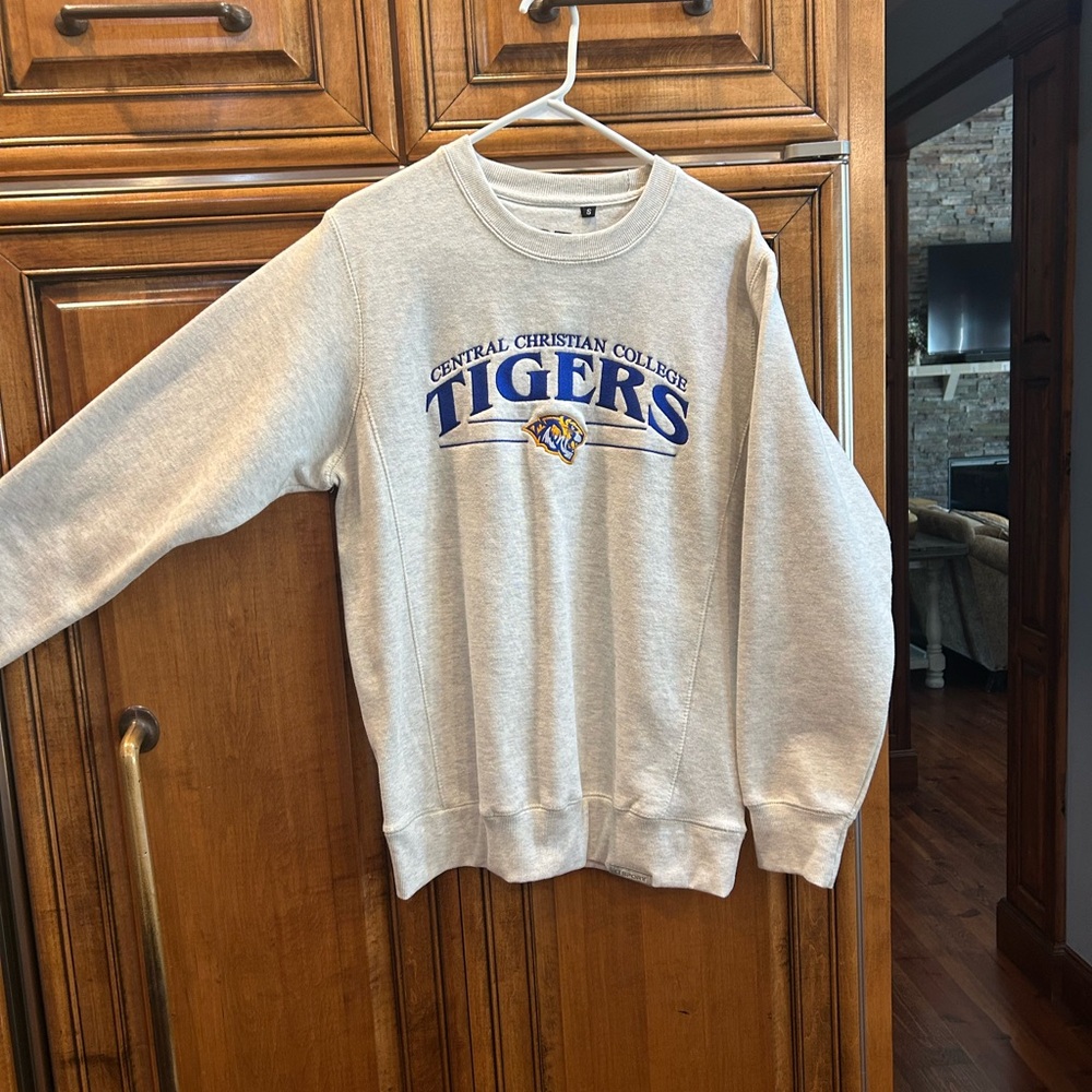 Central Christian College Tigers Gray Sweatshirt